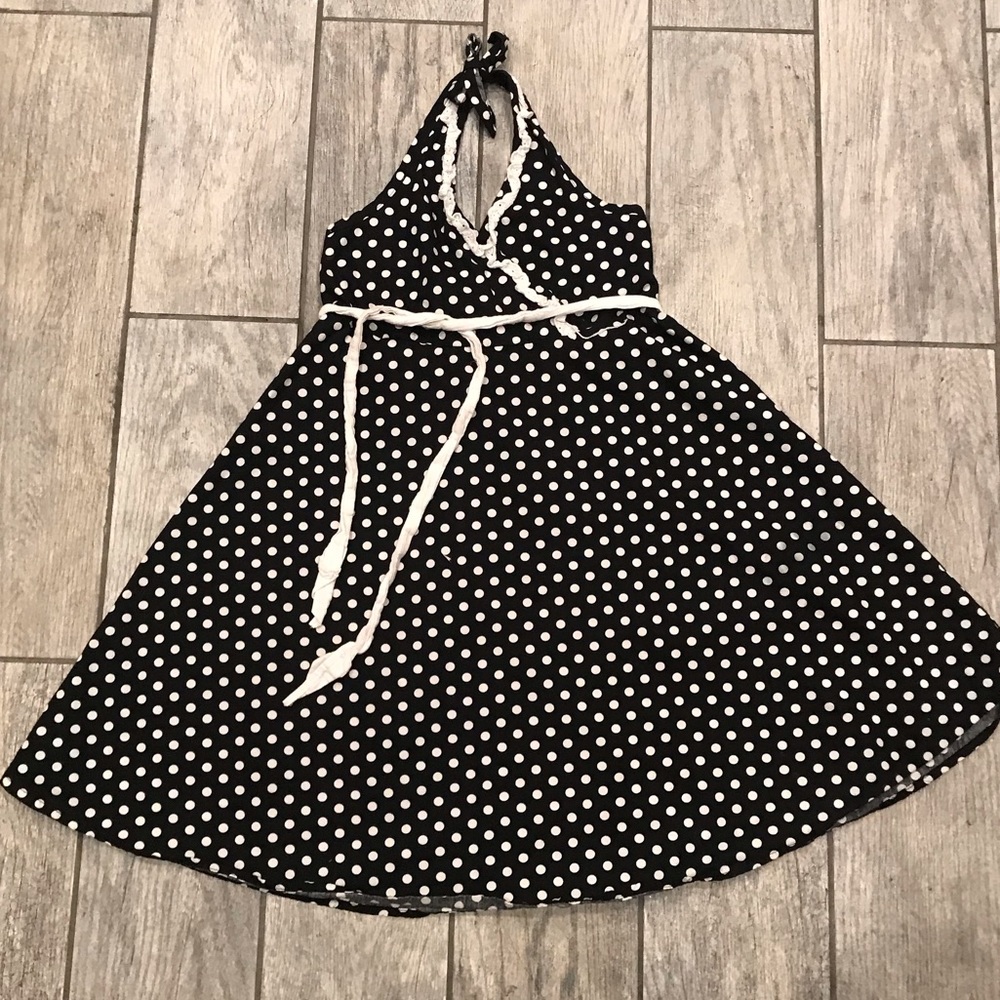 Girl polka dot dress